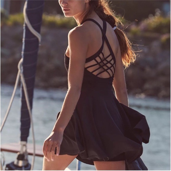 Free People Good Karma Dress In Solid Black. NWOT! Sz XS/S & XL - Picture 3 of 10